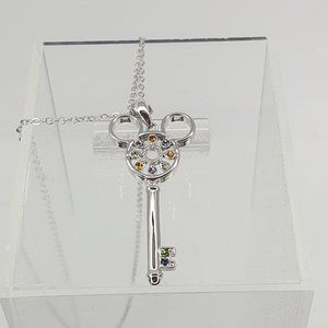 Disney Key Necklace w. Swarovski rhinestones